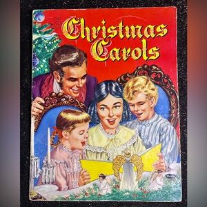 Vintage 1952 Whitman Christmas Carols Song Book - Karl Schulte - 27 Hymns #2965